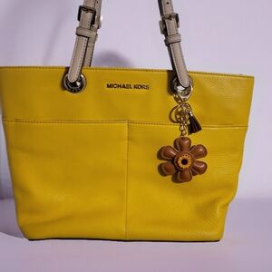 Michael Kors Yellow Tote Bag